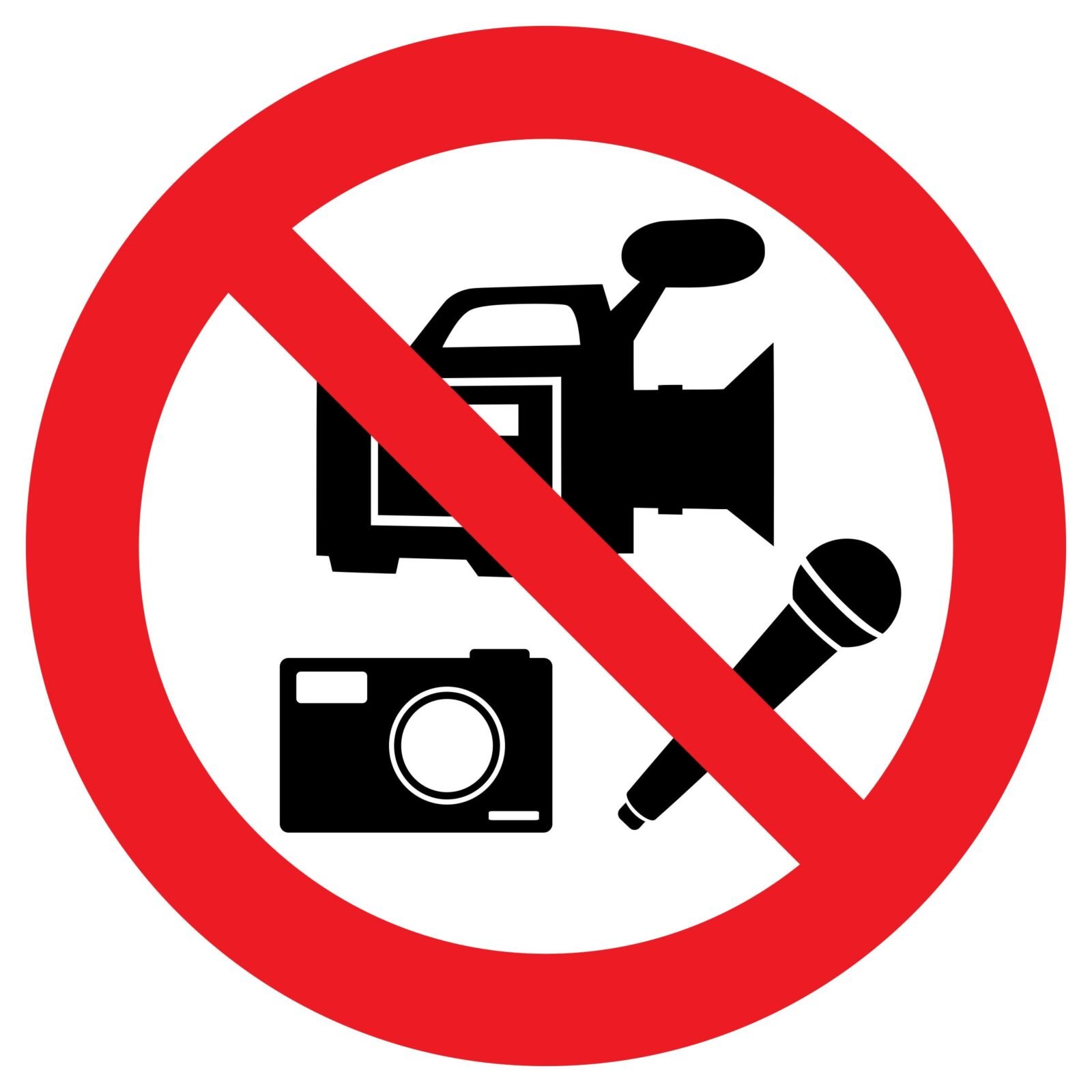 Any recordable media is strictly prohibited within the facility.